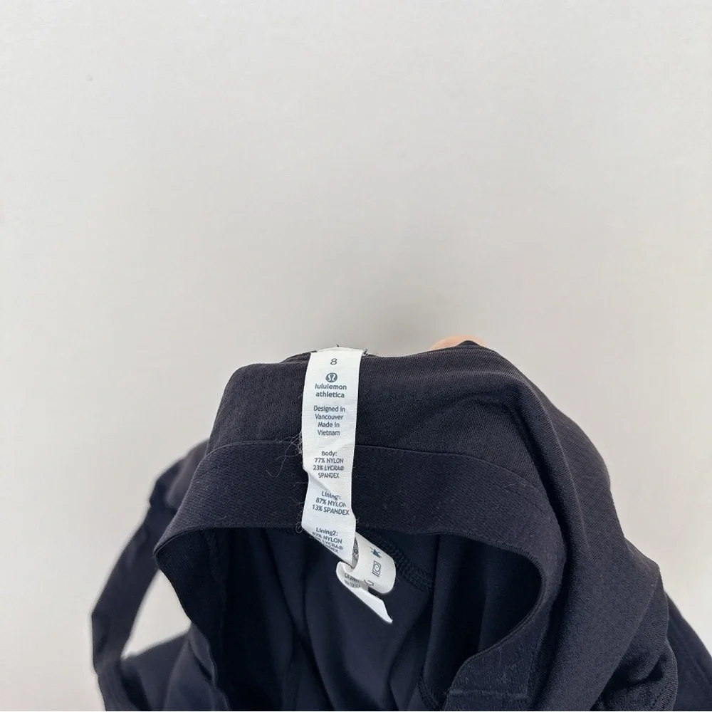 Lululemon Womens 8 Aria Tank II In Black Top
